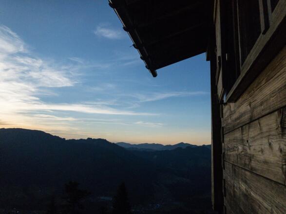 Riezler Alpe Sonnenuntergang