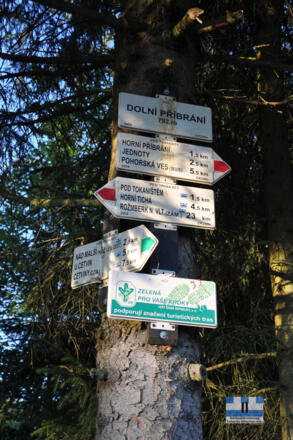 Orientierungspunkt Dolní Přibrání