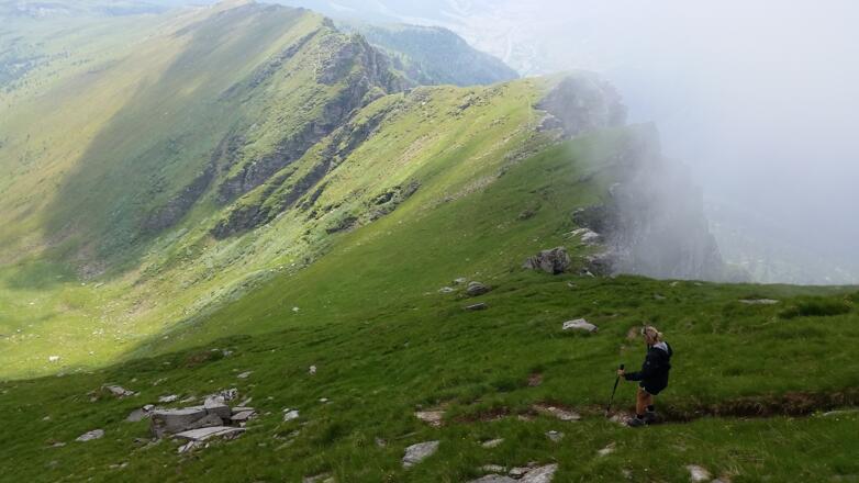 Abstieg über den Kareckgrad
