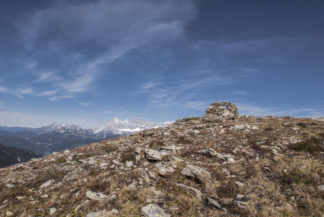 Das Hochfeldmandl am Hochwurzen Höhenweg