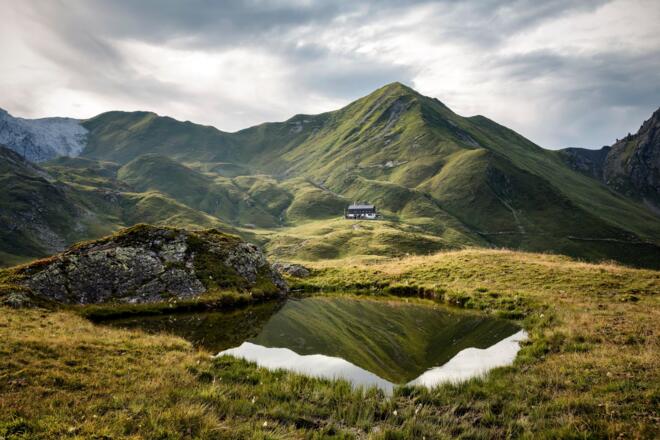 Blick zur Tilisunahütte