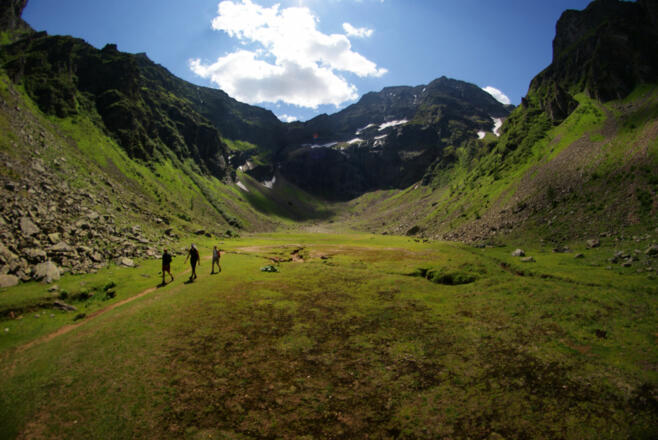 Gollingwinkel mit Nordwand des Hochgolling