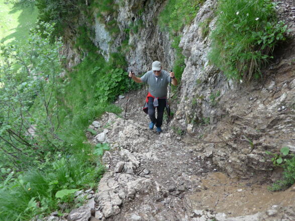 Im Wandl - Vorsicht bei Nässe!