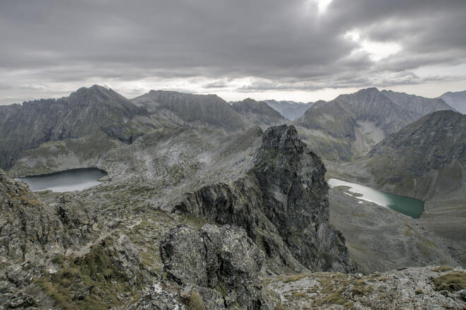 Blick vom Greifenberg auf den Klafferkessel und den Lungauer Klaffer