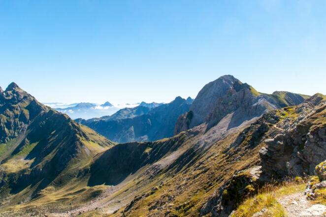  Toller Ausblick auf das Luggauer Törl und den dahinterliegende Torkarspitze