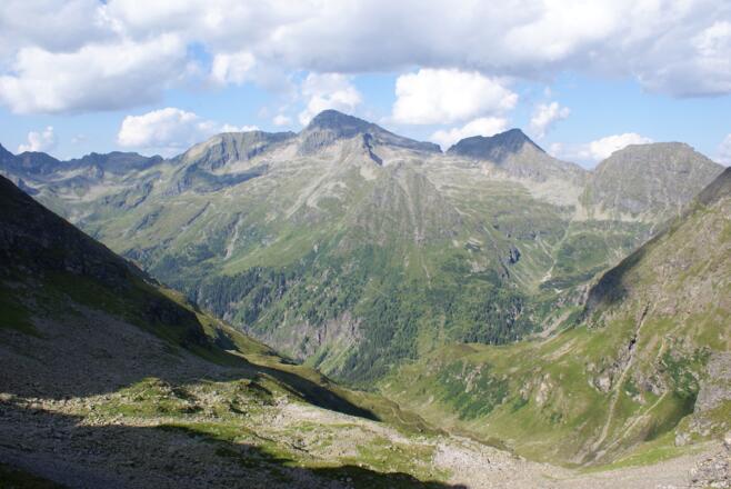 Blick von der Klafferscharte in die Lämmerkare