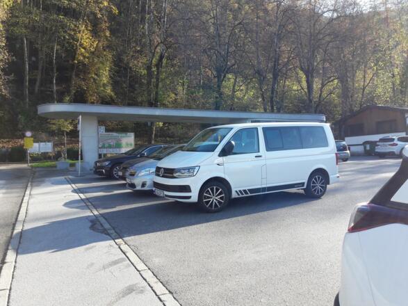Parkplatz bei der Kneipp-Anlage
