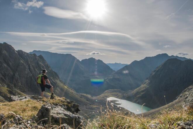 Blick vom Greifenbergsattel in den Lungauer Klaffer