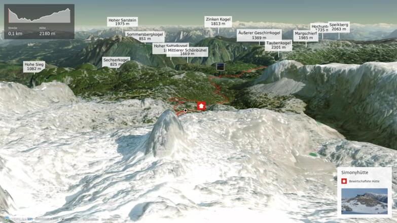 Bergtour im Dachstein-Gebirge: Dachsteinhüttenrunde Etappe 3: Simonyhütte - Guttenberghaus