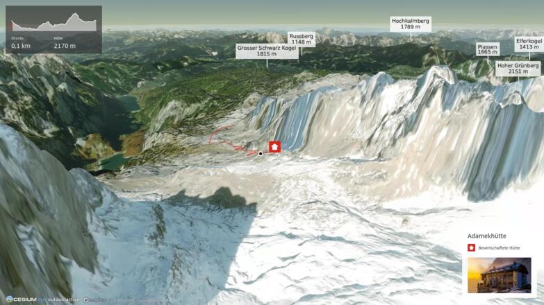 Bergtour im Dachstein-Gebirge: Dachsteinhüttenrunde Etappe 2: Von der Adamekhütte zur Simonyhütte