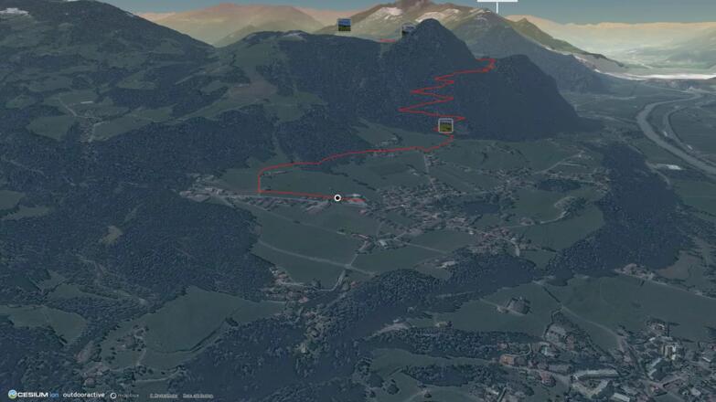 Joggingstrecke im Alpbachtal Seenland: Reither Kogel Berglauf - 7,1 km