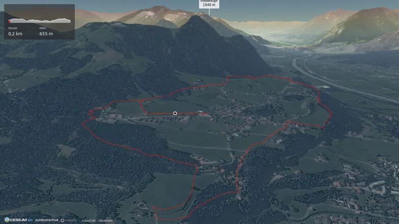 Joggingstrecke im Alpbachtal Seenland: Reitherboden Rundlauf - 8 km