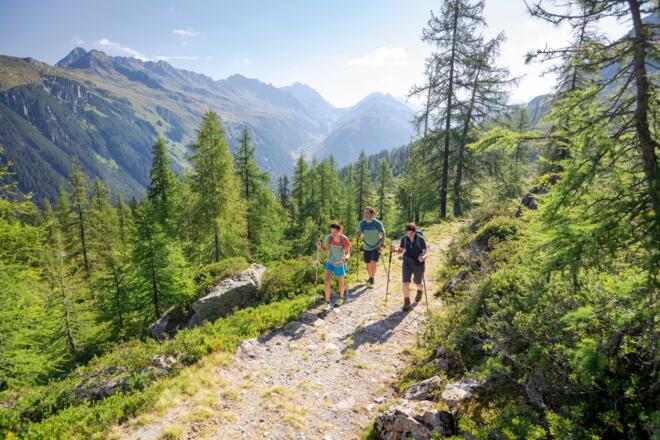 Wanderung Richtung Grasjoch