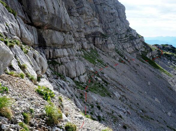 Von der Bergstation II (1862m) durchs Frauenkar