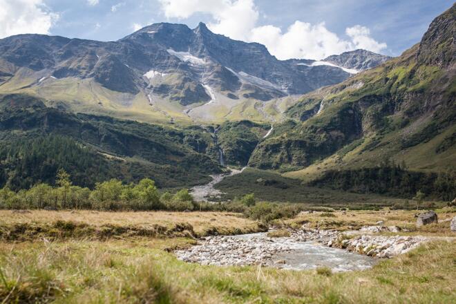 Blick auf den Hohen Sonnblick