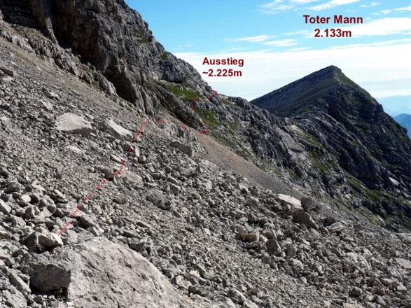 Ausstieg Brunnsteinkar