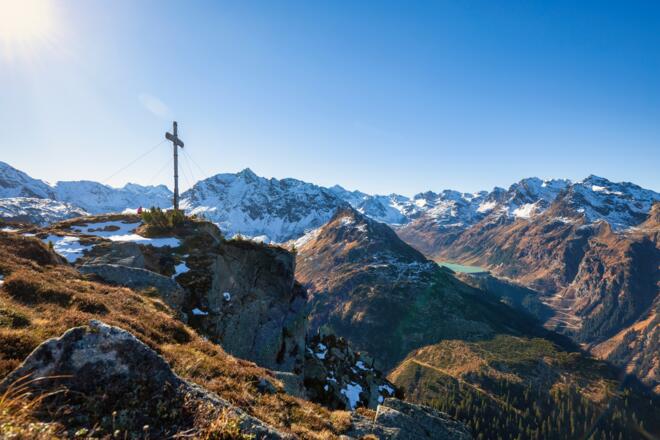 Gipfelkreuz Breitspitze