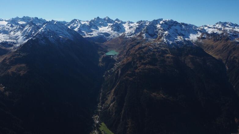 Blick in die Silvretta von der Versallspitze