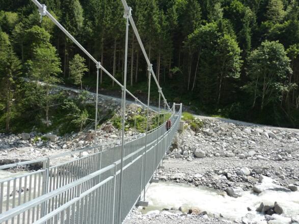 Hängebrücke über den Obersulzbach
