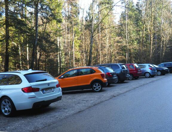 Unterer Parkplatz 560m