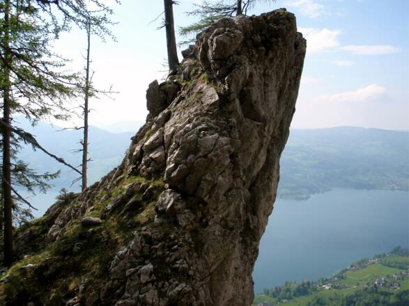 Gratzacken beim Abstieg um 1090 m