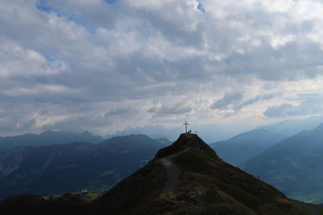 Blick aus das Golmer Joch