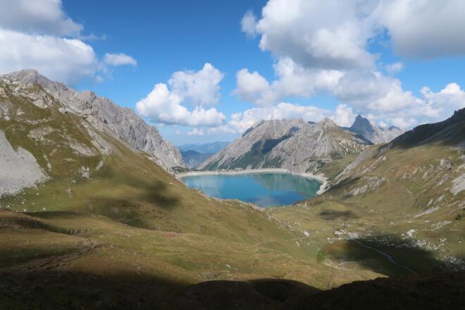 Lünersee vom Gafalljoch