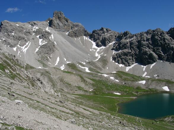 Steinsee mit Bergwerkskopf