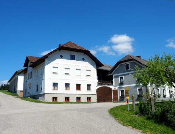 Dorf 550m, links ab.