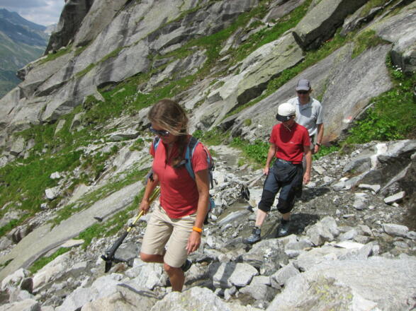 ... und immer wieder Querungen von Wasserläufen.