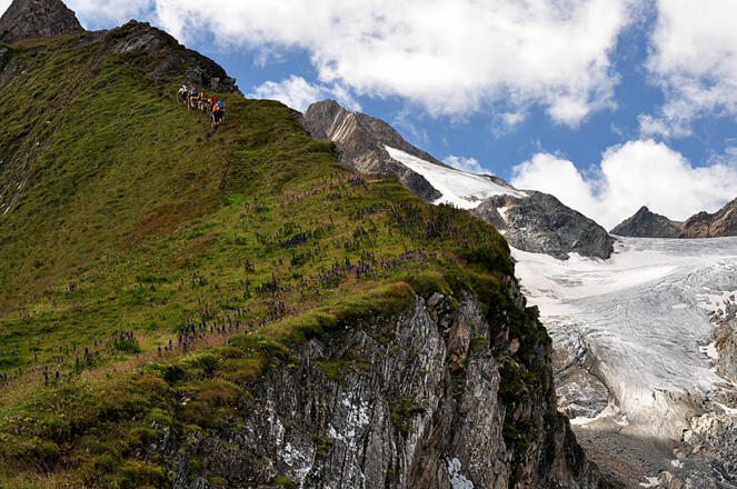 Aufstieg zur Hochkarscharte
