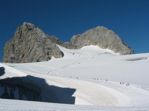 &quot;Kolk&quot; am Dachsteingletscher