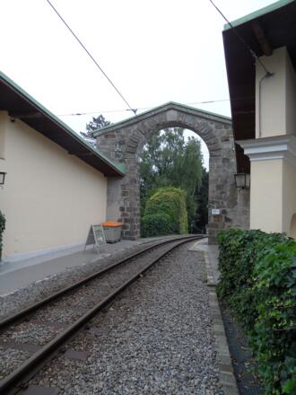 Die Bergstation am Pöstlingberg in Linz.