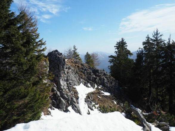 Am Gipfelgrat um 1395m