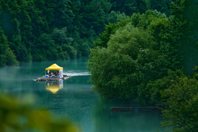 Die Enns zeigt sich von ihrer sanften Seite
