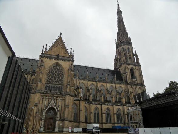 Der Mariendom in Linz ist das flächenmäßig größte Gotteshaus in Österreich.