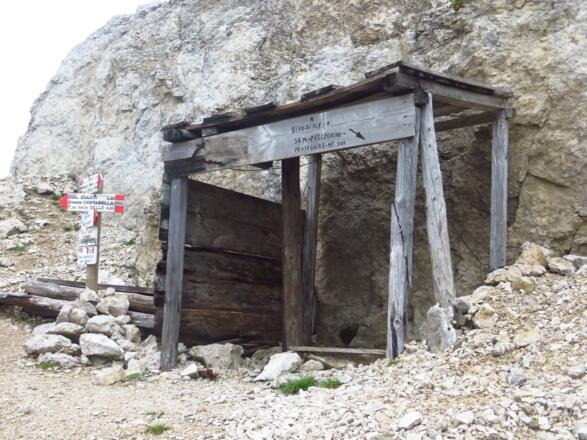 Unterstand aus dem I Weltkrieg