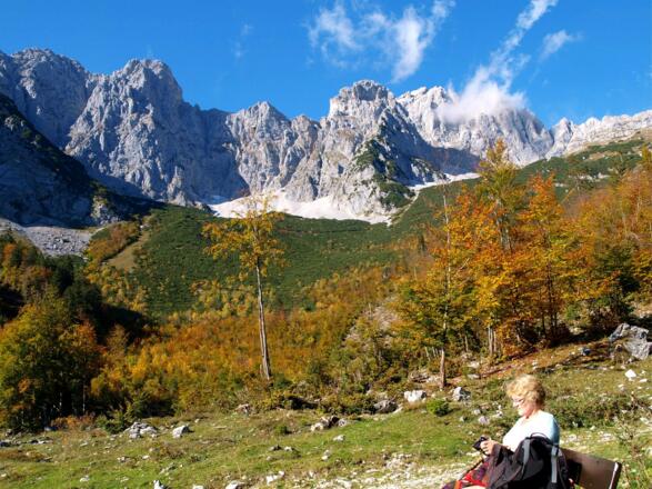 Kurz vor der Wochenbrunn Alm