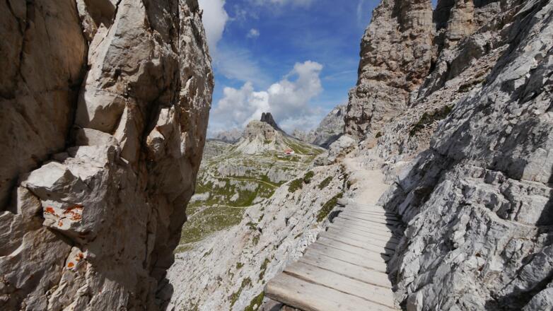 Der Bergpfad am Paternkofel