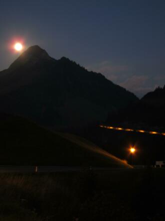 Damüls at night (19. August 2013)