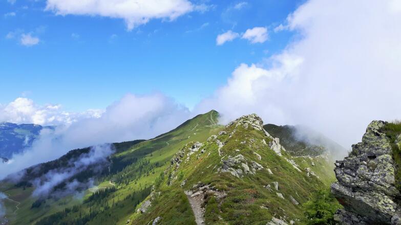 Bergrücken zwischen Wiedersberger Horn und Standkopf