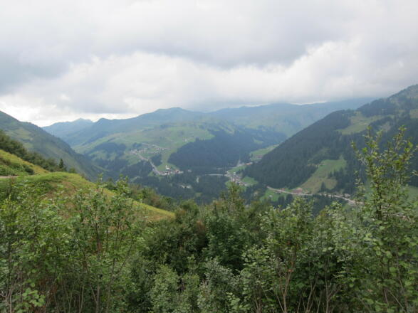 Richtung Damüls (19. August 2013)