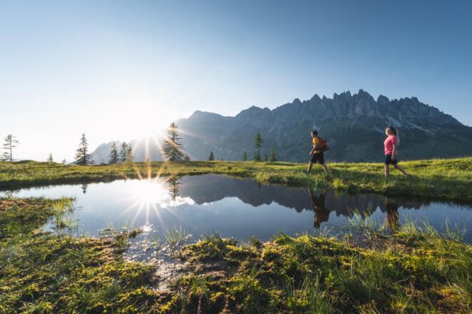 Aussicht Richtung Mandlwände