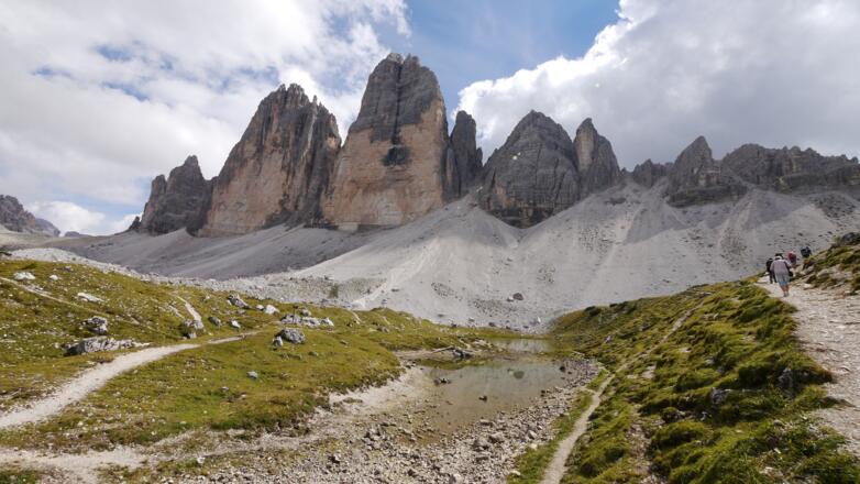 Zinnensee und Drei Zinnen
