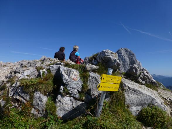Am Gipfel der Roten Flüh