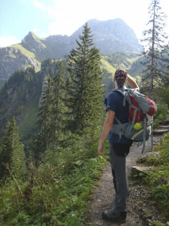 Auf dem Weg zum Hochalppass