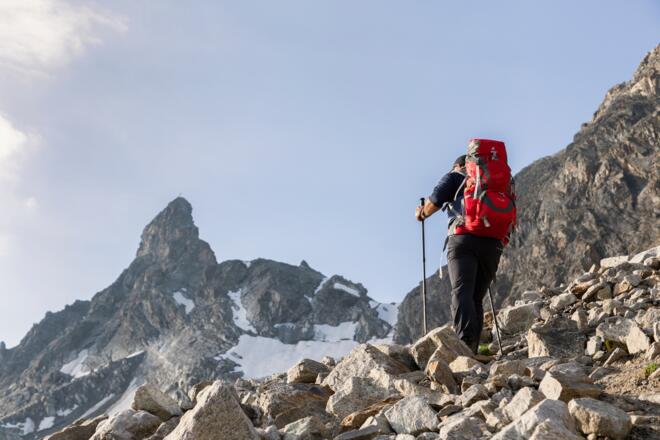 Wanderweg mit Blick auf den Groß Litzner