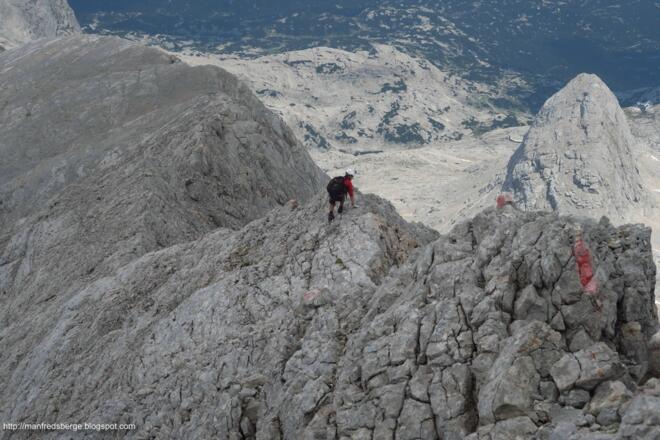 Er im Abstieg, ich im Aufstieg