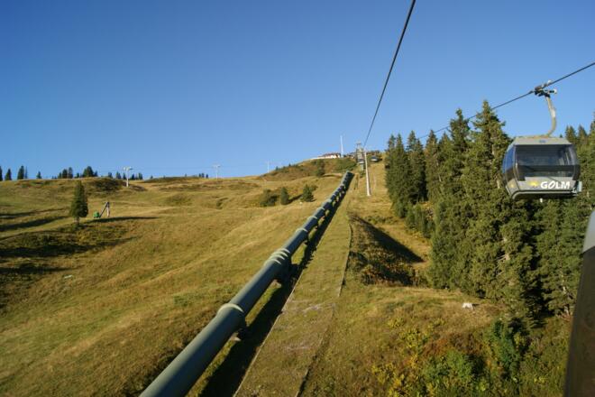 Druckrohre der Illwerke bei der Golmerbahn