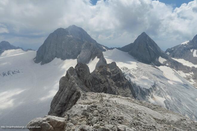 Ein Stück ging ich weiter und sah zur Steinerscharte
